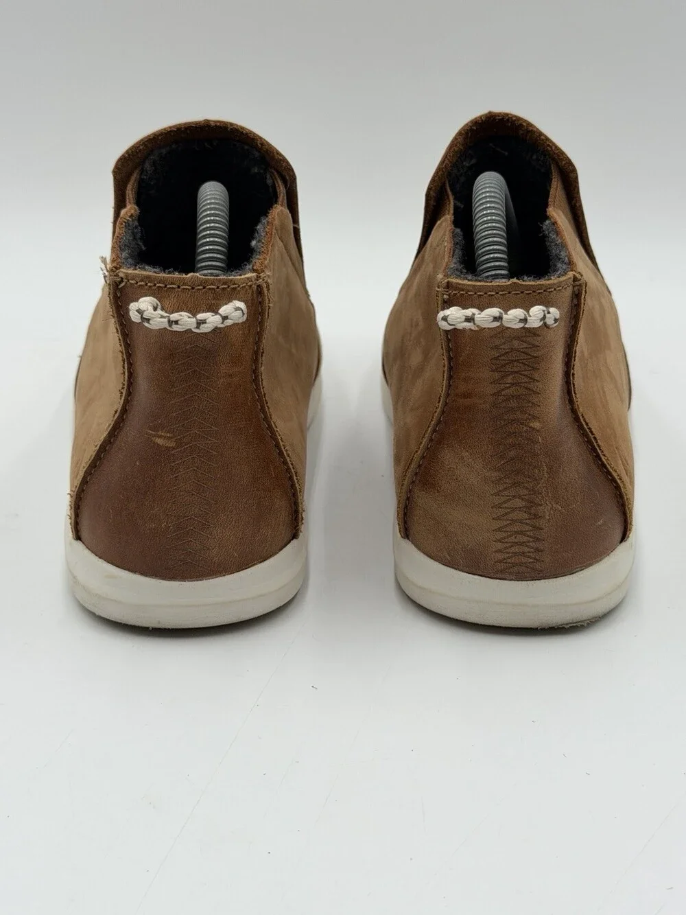 OluKai Women’s 8.5 Hawai'iloa Manu Hope Slip On Boots Waterproof Leather Brown